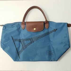 Eiffel Tower Med Large Le Pliage Tote